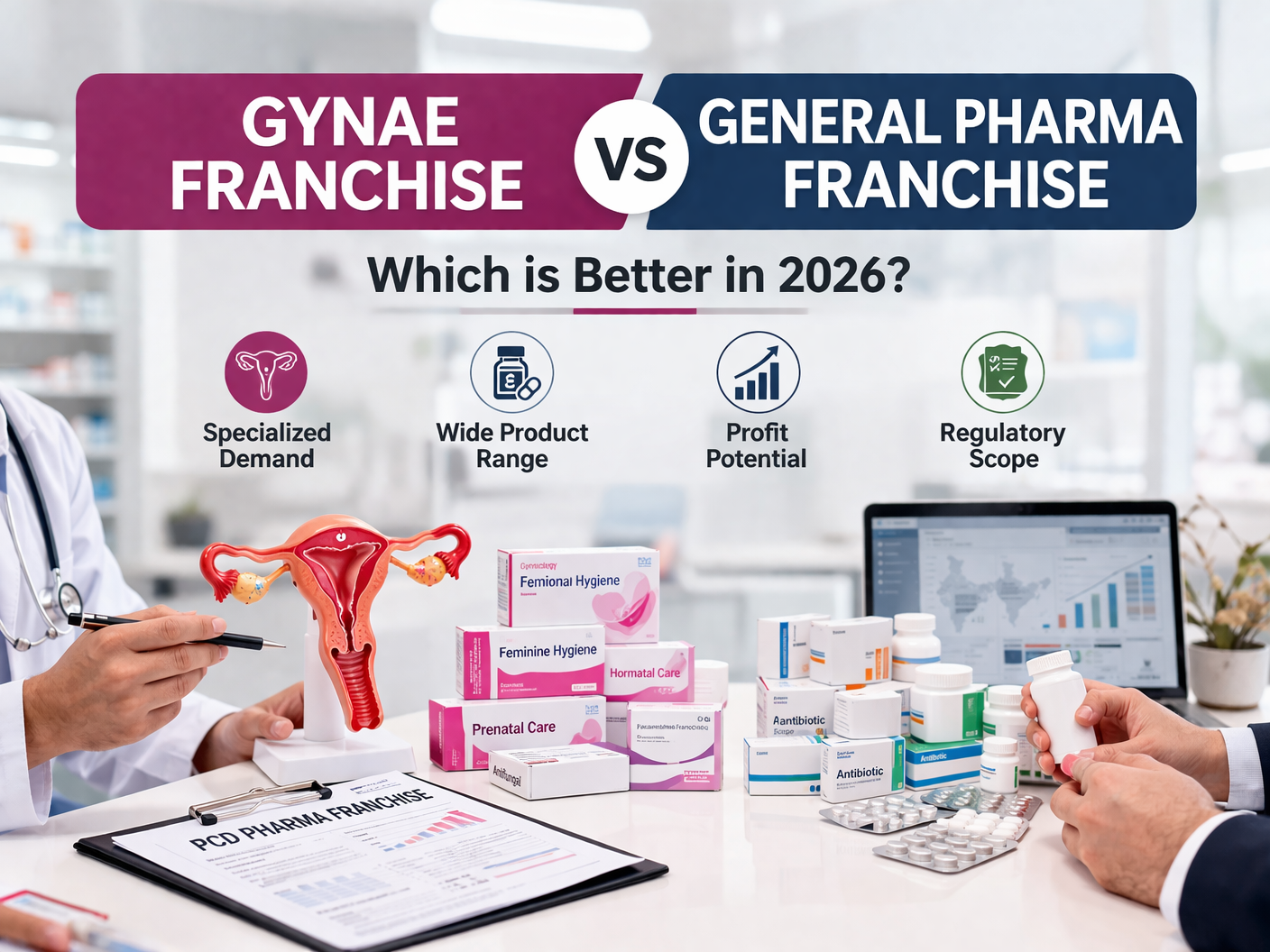 Gynae Franchise vs General Pharma Franchise — Which is Better in 2026?